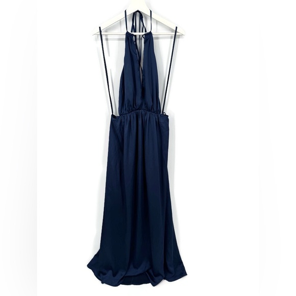 The Jetset Diaries TJD Louvre Maxi Dress Blue Iris Navy Small NWT - Picture 3 of 7